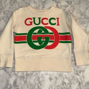 GUCCI BOYS LOGO SWEATSHIRT 4Y